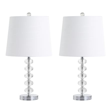 A large image of the JONATHAN Y Lighting JYL5038 Clear / Chrome