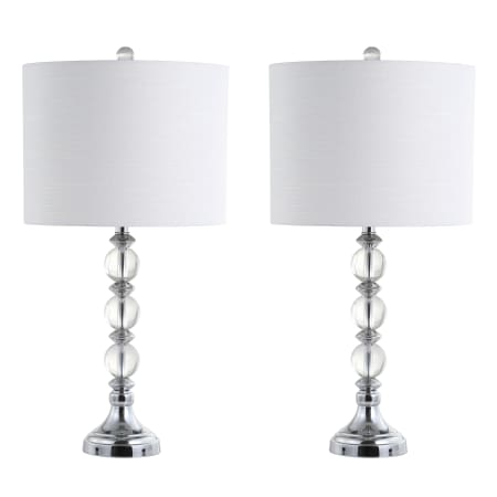 A large image of the JONATHAN Y Lighting JYL5041 Clear / Chrome