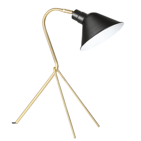 A large image of the JONATHAN Y Lighting JYL6001 Brass Gold / Black