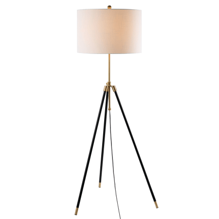 A large image of the JONATHAN Y Lighting JYL6009 Black / Brass