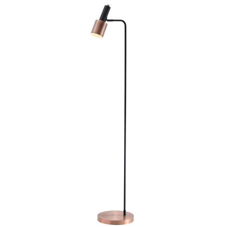 A large image of the JONATHAN Y Lighting JYL6102A Copper / Black