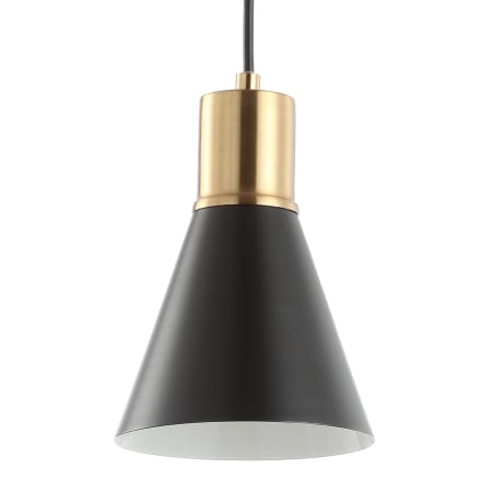 A large image of the JONATHAN Y Lighting JYL6131 Black / Brass Gold