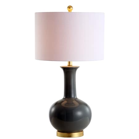 A large image of the JONATHAN Y Lighting JYL6208 Gray / Brass
