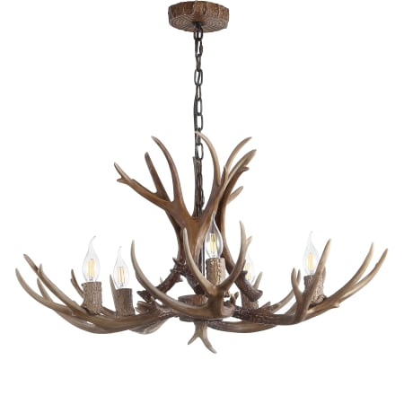 A large image of the JONATHAN Y Lighting JYL6300A Brown