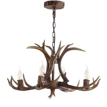 A large image of the JONATHAN Y Lighting JYL6301A Brown