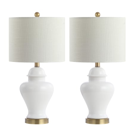 A large image of the JONATHAN Y Lighting JYL6602-SET2 White