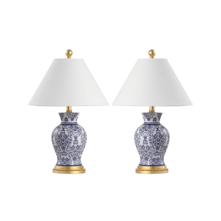 A large image of the JONATHAN Y Lighting JYL6606-SET2 Blue / White