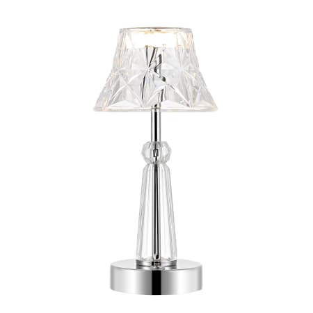A large image of the JONATHAN Y Lighting JYL7107 Clear / Chrome