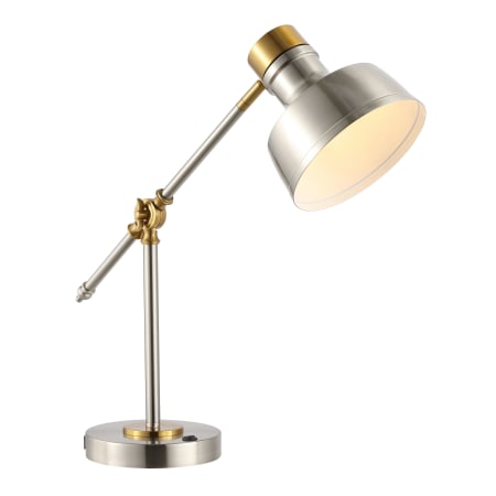 A large image of the JONATHAN Y Lighting JYL7124 Nickel / Brass Gold