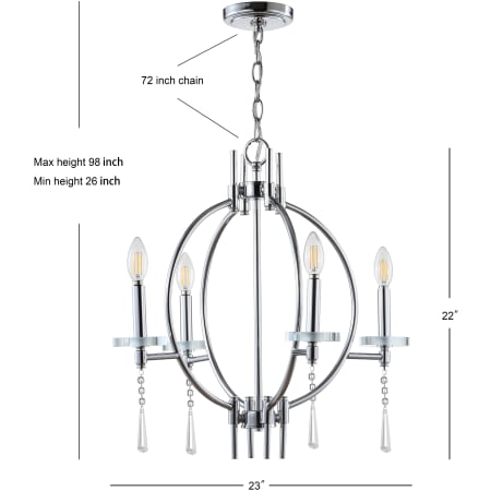 A large image of the JONATHAN Y Lighting JYL7402 Alternate Image