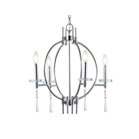 A large image of the JONATHAN Y Lighting JYL7402 Chrome