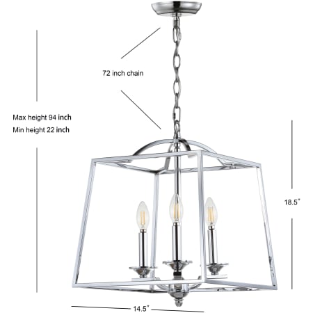 A large image of the JONATHAN Y Lighting JYL7410 Alternate Image