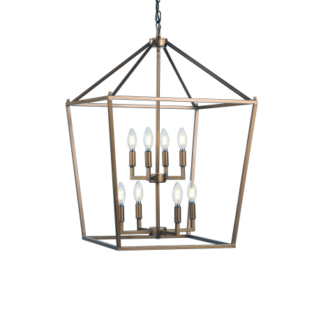 A large image of the JONATHAN Y Lighting JYL7438 Antique Gold