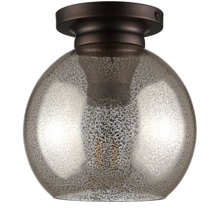 A large image of the JONATHAN Y Lighting JYL7443 Mercury Silver / Oil Rubbed Bronze