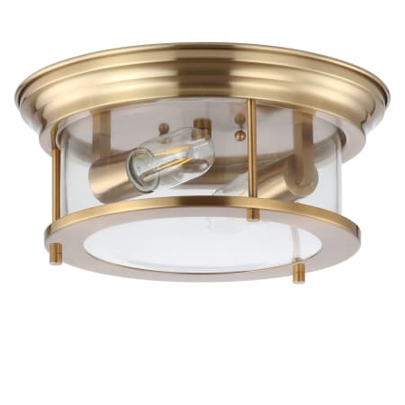 A large image of the JONATHAN Y Lighting JYL7446 Brass Gold