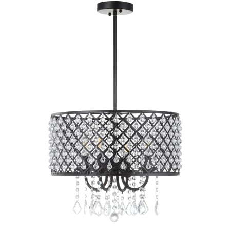 A large image of the JONATHAN Y Lighting JYL7464 Black / Clear