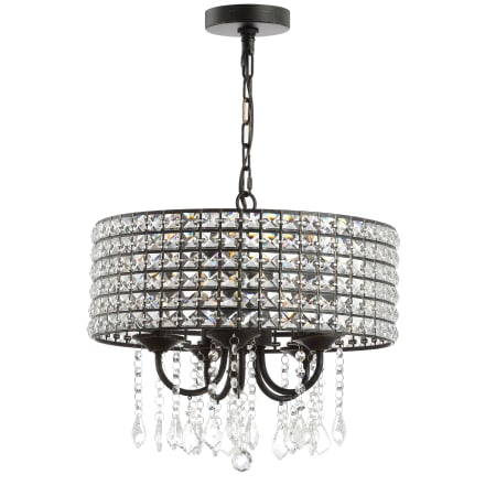 A large image of the JONATHAN Y Lighting JYL7467 Black / Gold