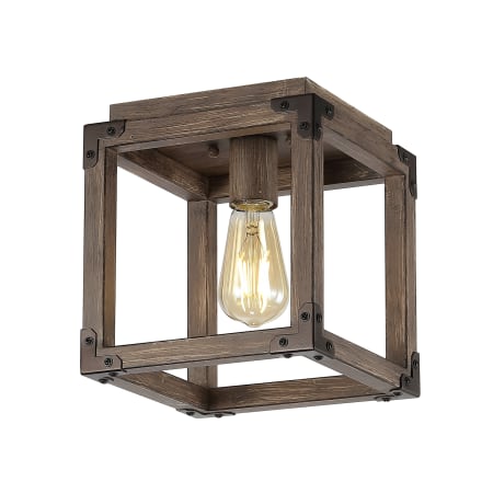 A large image of the JONATHAN Y Lighting JYL7473 Brown