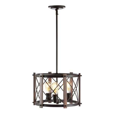 A large image of the JONATHAN Y Lighting JYL7501 Oil Rubbed Bronze / Brown