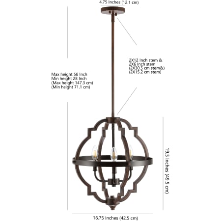 A large image of the JONATHAN Y Lighting JYL7513 Alternate Image