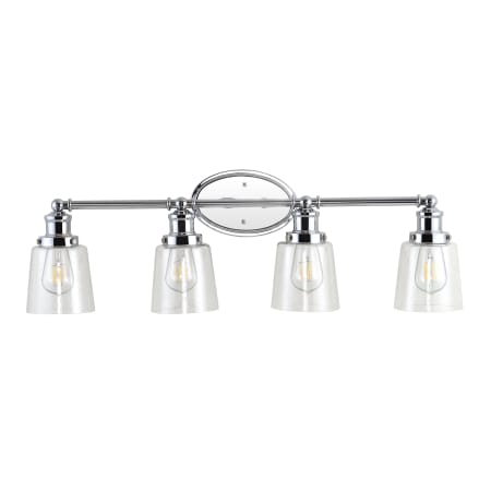 A large image of the JONATHAN Y Lighting JYL7533 Chrome