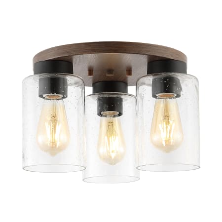 A large image of the JONATHAN Y Lighting JYL7564 Wood Finish