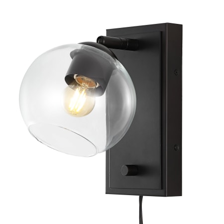 A large image of the JONATHAN Y Lighting JYL7567 Oil Rubbed Bronze / Clear