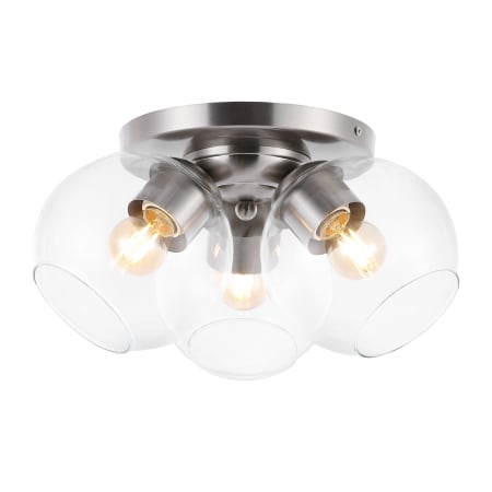 A large image of the JONATHAN Y Lighting JYL7568 Nickel