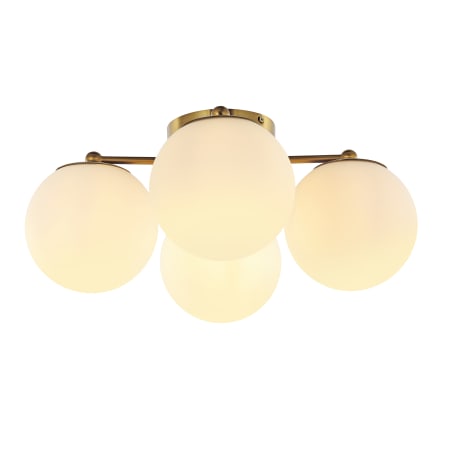 A large image of the JONATHAN Y Lighting JYL7571 Brass Gold