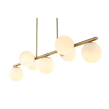 A large image of the JONATHAN Y Lighting JYL7573 Brass Gold