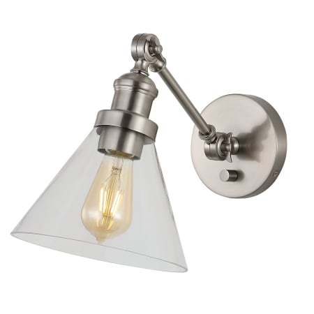 A large image of the JONATHAN Y Lighting JYL7575 Nickel