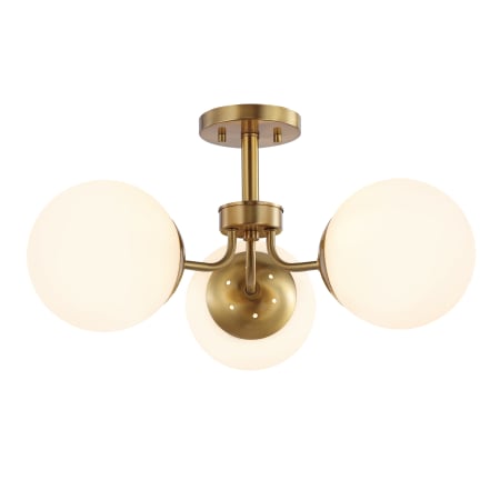 A large image of the JONATHAN Y Lighting JYL7600 Brass Gold
