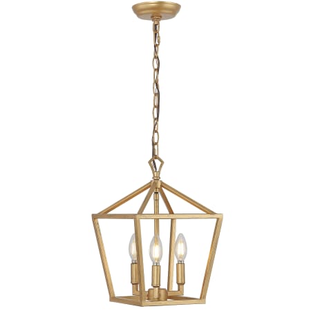 A large image of the JONATHAN Y Lighting JYL7601 Brass Gold