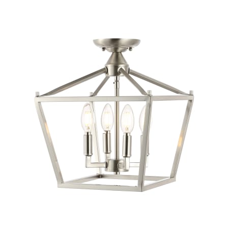 A large image of the JONATHAN Y Lighting JYL7610 Nickel