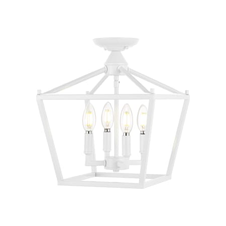 A large image of the JONATHAN Y Lighting JYL7610 White