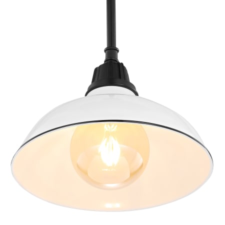 A large image of the JONATHAN Y Lighting JYL7611 White / Black