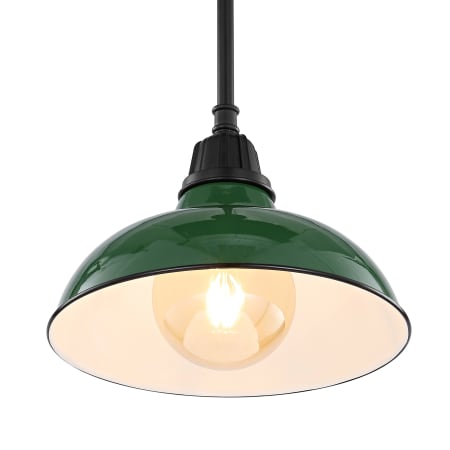 A large image of the JONATHAN Y Lighting JYL7611 Green / Black