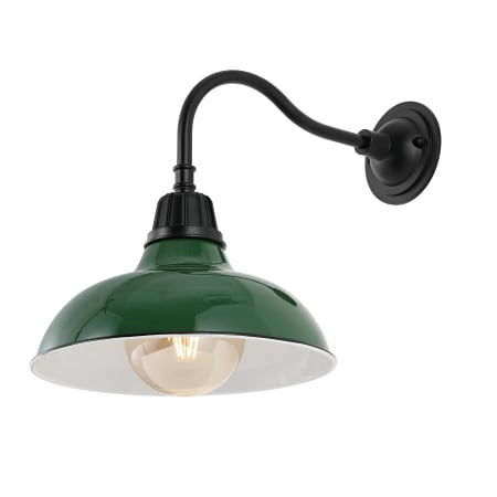 A large image of the JONATHAN Y Lighting JYL7613 Green / Black