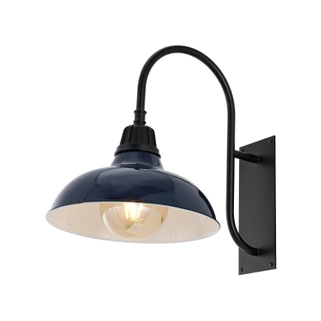 A large image of the JONATHAN Y Lighting JYL7614 Navy / Black