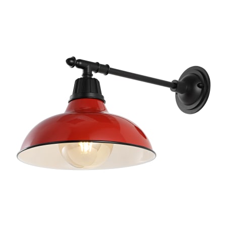 A large image of the JONATHAN Y Lighting JYL7615 Red / Black