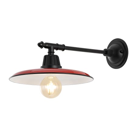 A large image of the JONATHAN Y Lighting JYL7616 Red / Black