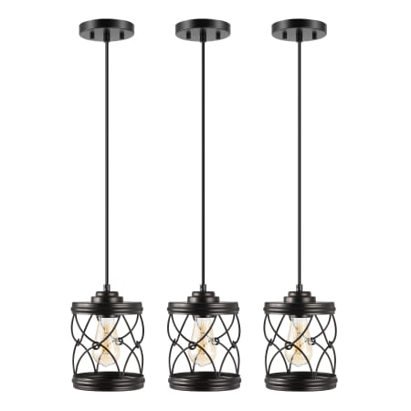 A large image of the JONATHAN Y Lighting JYL7909-SET3 Alternate Image