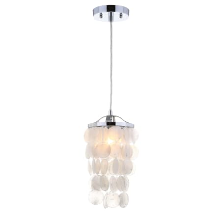 A large image of the JONATHAN Y Lighting JYL9002 White / Chrome