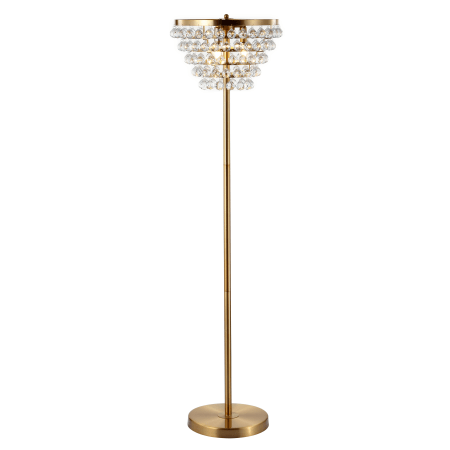 A large image of the JONATHAN Y Lighting JYL9005 Brass Gold / Clear