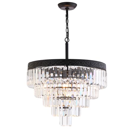 A large image of the JONATHAN Y Lighting JYL9007 Bronze / Clear
