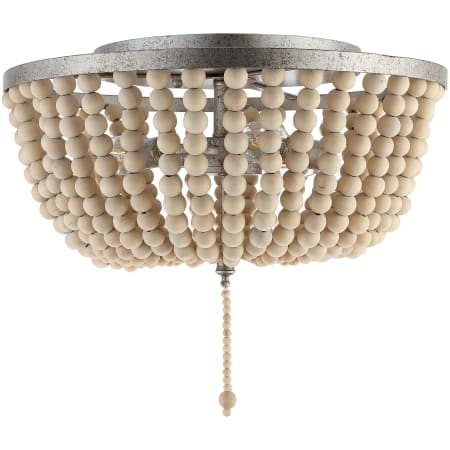 JONATHAN Y Lighting JYL9019A Antique Gold / Cream Allison 3 Light 15 ...