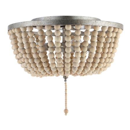 A large image of the JONATHAN Y Lighting JYL9019 Antiqued Silver