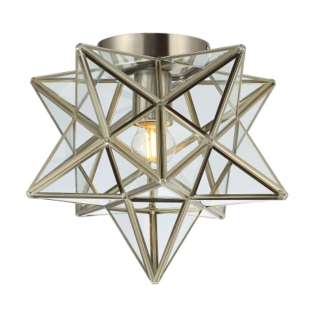 A large image of the JONATHAN Y Lighting JYL9035 Nickel