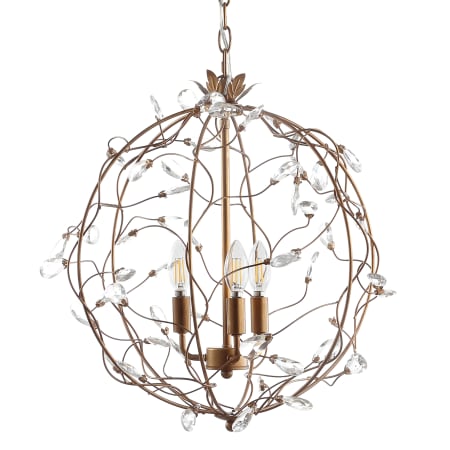 A large image of the JONATHAN Y Lighting JYL9042A Antique Gold