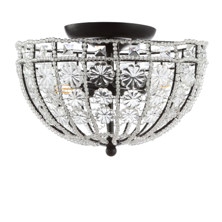 A large image of the JONATHAN Y Lighting JYL9070 Black / Clear